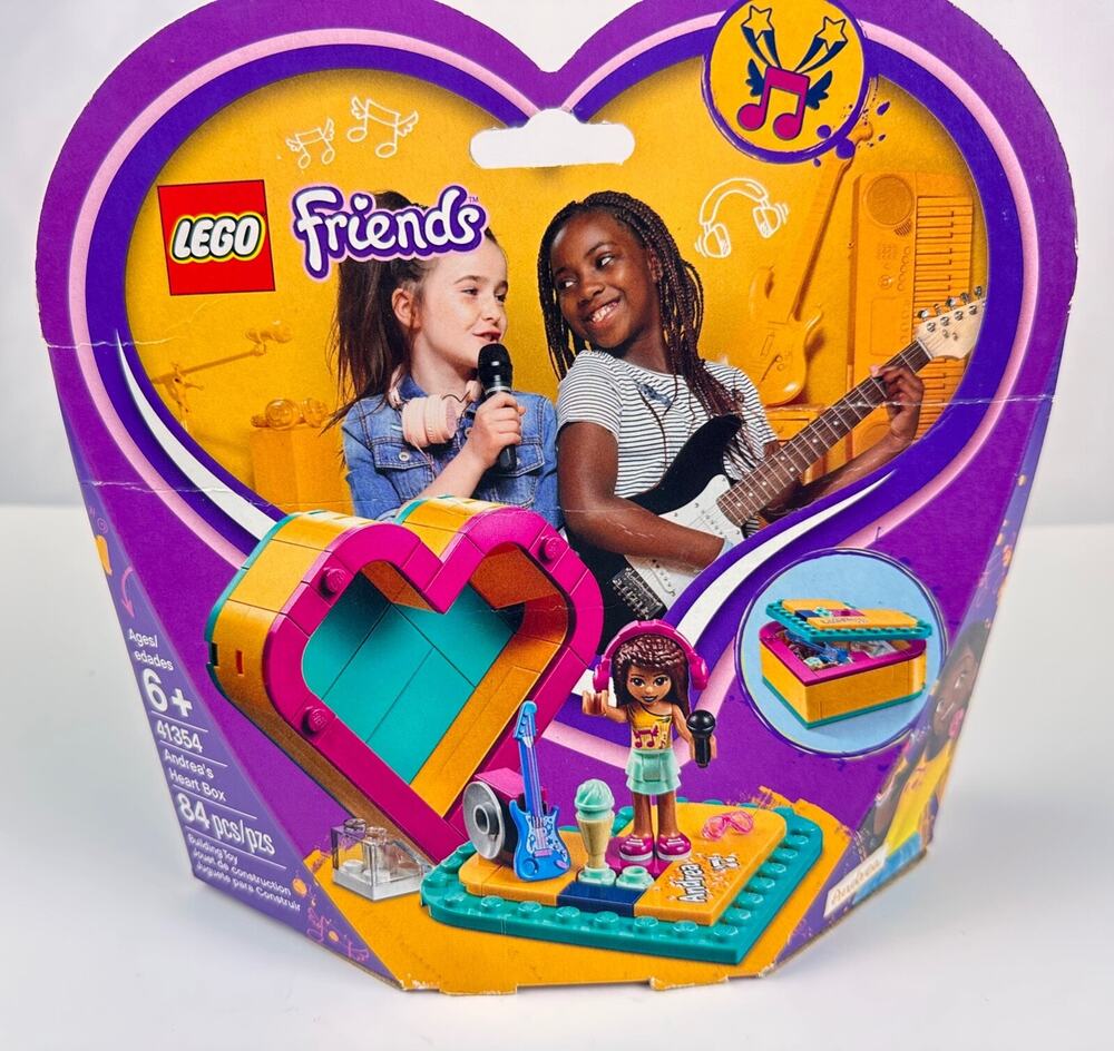 LEGO Friends 41354 Andrea's Heart Box Set - Guitar Amp Microphone Music NEW